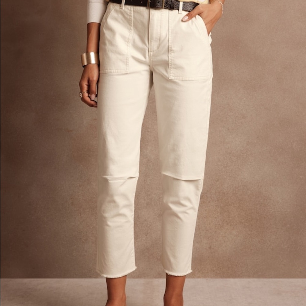 NWOT Banana Republic Girlfriend Authentic Chino 4